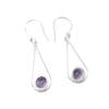Iolite Gemstone 925 Sterling Silver Jewelry Handmade Drop/Dangle Earrings 1.76" EE-126-8