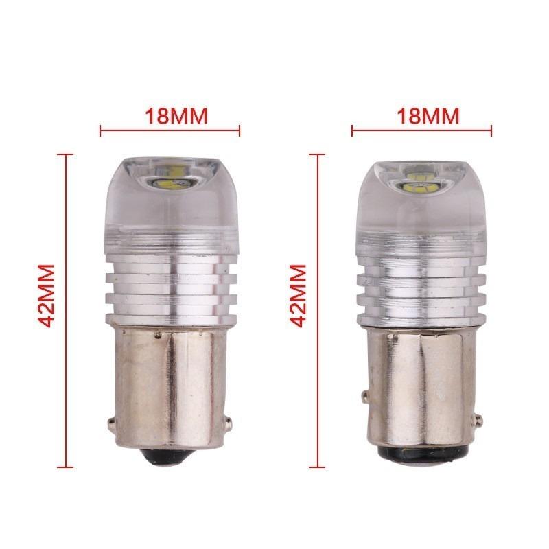 Bay15D LED Brake Lights 5W  Bright LED Car Bulbs Car Headlights 360 Degrees Light Source White Red Yellow Blue Flash Bulbs