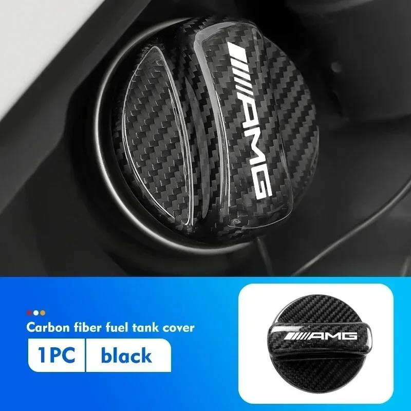 Tappo Carburante in Fibra di Carbonio Copertura Protettiva Decorativa per Serbatoio Carburante per AMG C180 C300 W124 W176 W177 C200 C260 GLC CLE CLA
