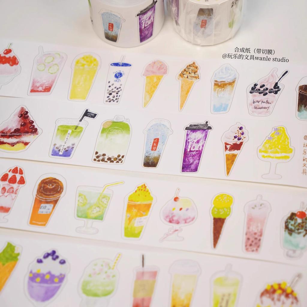 1pcs/1lot Decorative Adhesive Tapes Playful stationery Scrapbooking DIY Paper Japanese Stickers