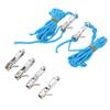 Rope Adjuster Easy Control Quick Adjustment Secure Fixation Cord Tensioner with Rope and Box for Camping Boating