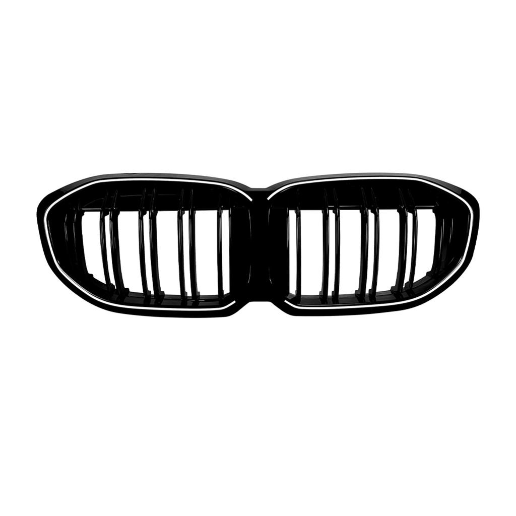 For BMW 1 Series F40 118i 120i M135i 2019-24 M Sport Front Grille Racing Grill Upper Bumper Hood Mesh Grid With LED Light Strip