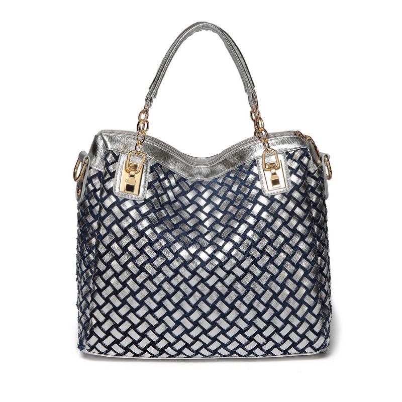 Women's 2024 Denim Canvas Rhinestone Shoulder & Crossbody Tote Handbag