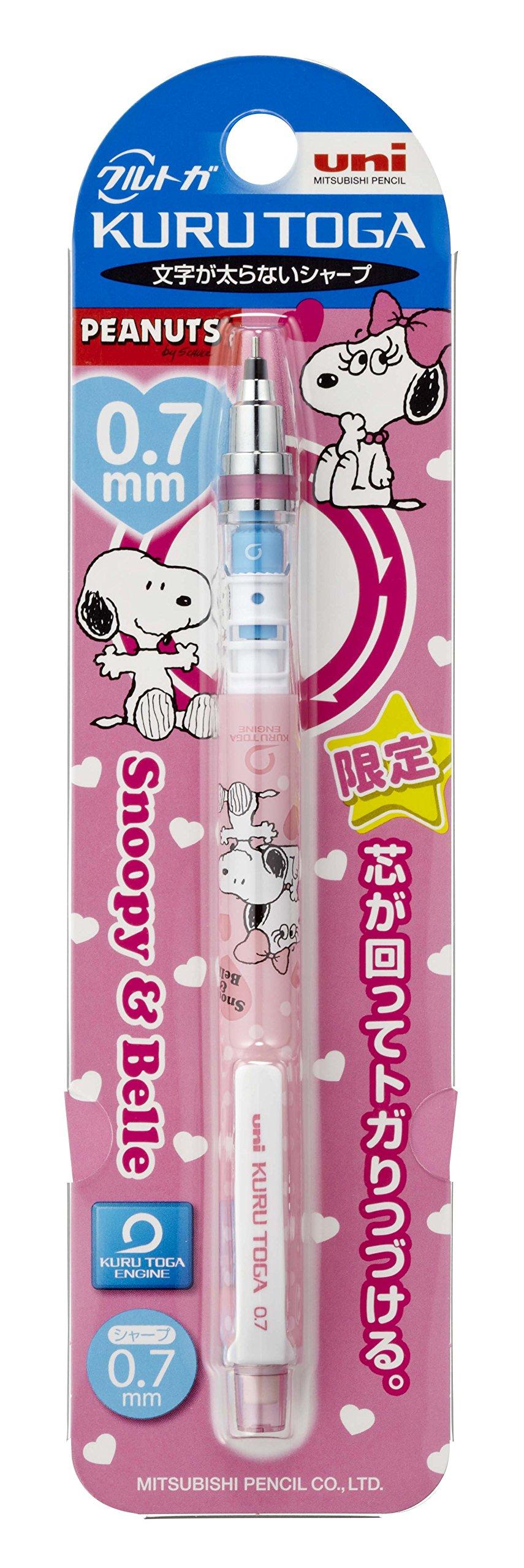 

Mitsubishi Pencil Kurutoga Peanuts Collaboration Snoopy Pink Dot 0.7mm M7650PN1P.PD