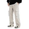 Casual overalls spring and autumn new retro loose wide-leg straight trousers