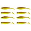 8Pcs Fishing Lures Soft Baits 3D Eyes Realistic Looking Bright Color Natural Swimming Posture Artificial Lures Fake Baits