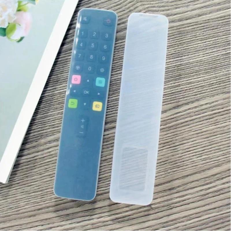 1 Adet Ev Uzaktan Kumanda Koruyucu Kılıf Uzaktan Kumanda Saklama Kabuğu Kontrolcü Kılıfı Şeffaf Silikon TV Uzaktan Kumanda Kılıfı