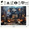 Pirate themed polyester photography background, perfect for teenage birthday parties, indoor/outdoor decoration