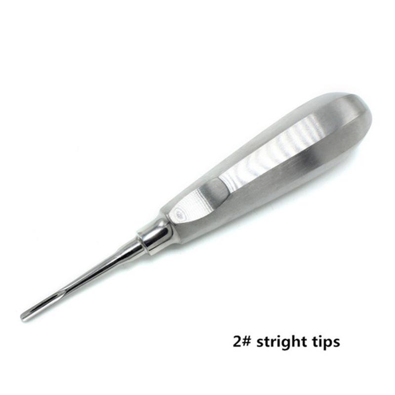 Dental Elevator Stainless Steel Tooth Dentist Tools Kit Stright Curved Root Elevator Minimally Invasive Dentistry Tools