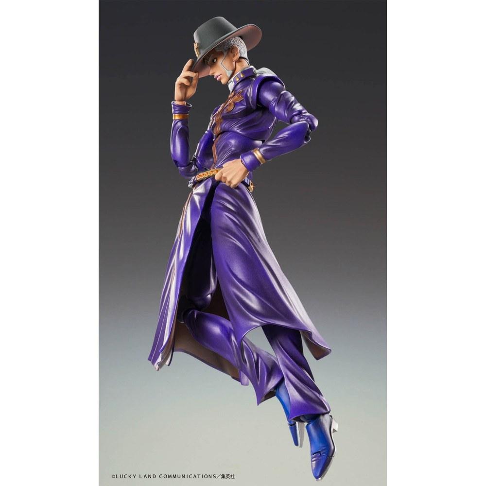 Medicos Entertainment JoJo's Bizarre Adventure Part 6 Stone Ocean Enrico P. Action Figure PVC ABS Nylon Painted Movable 160mm