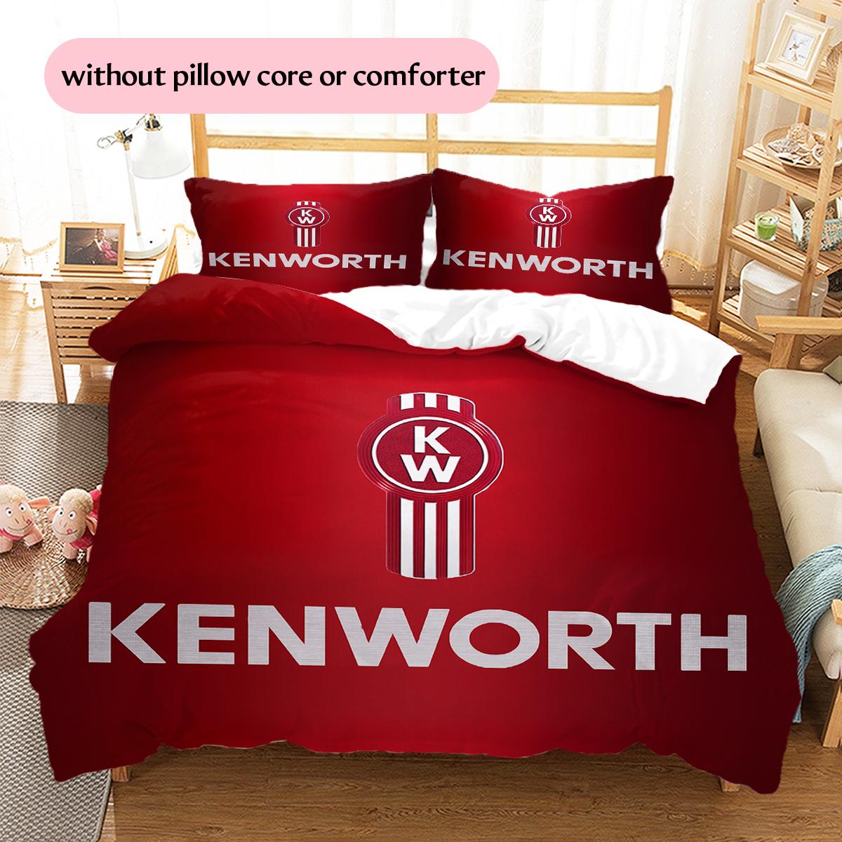 

Kenworth Pattern Bedding Home Decoration Birthday Gift (1 * duvet cover + 2 * pillowcase, without core) 135x200cm