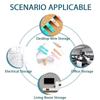 20Pcs Cable Organizer Ties Clip Charger Cord Management Silicone Wire Manager Mouse Earphone Holder Data Line Winder Straps
