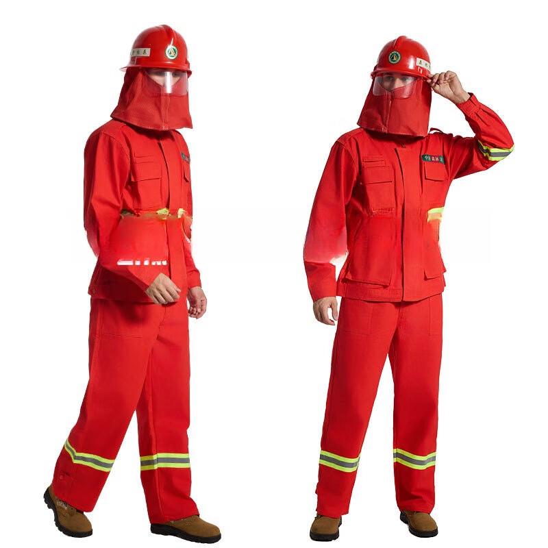 OLOMM Forest Firefighter Suit with ABS97 Helmet M