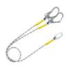 Climbing Safety Lanyard Restraint Belt Carabiner Protective Rope Polyester And Steel Material