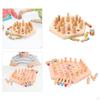 Wooden Memory Chess Games Block Puzzle Game for Parent Child Family