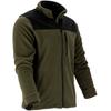 Fleece Sweatshirt. Khaki-Black, "2Xl", Ce, Lahti