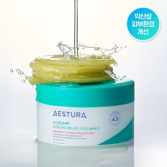 Aestura Aicica 365 Cooling Soothing Pad pH 4.5 60 sheets