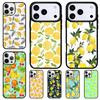 Tropical Summer Fruit Lemon Shockproof Phone Case for iPhone 17 Air 16e 15 11 12 14 13 Pro Max Cover Coque