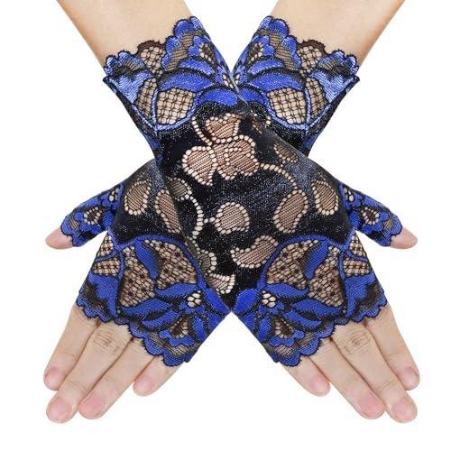 Mary B 48415 lace fingers gloves lace half finger gloves