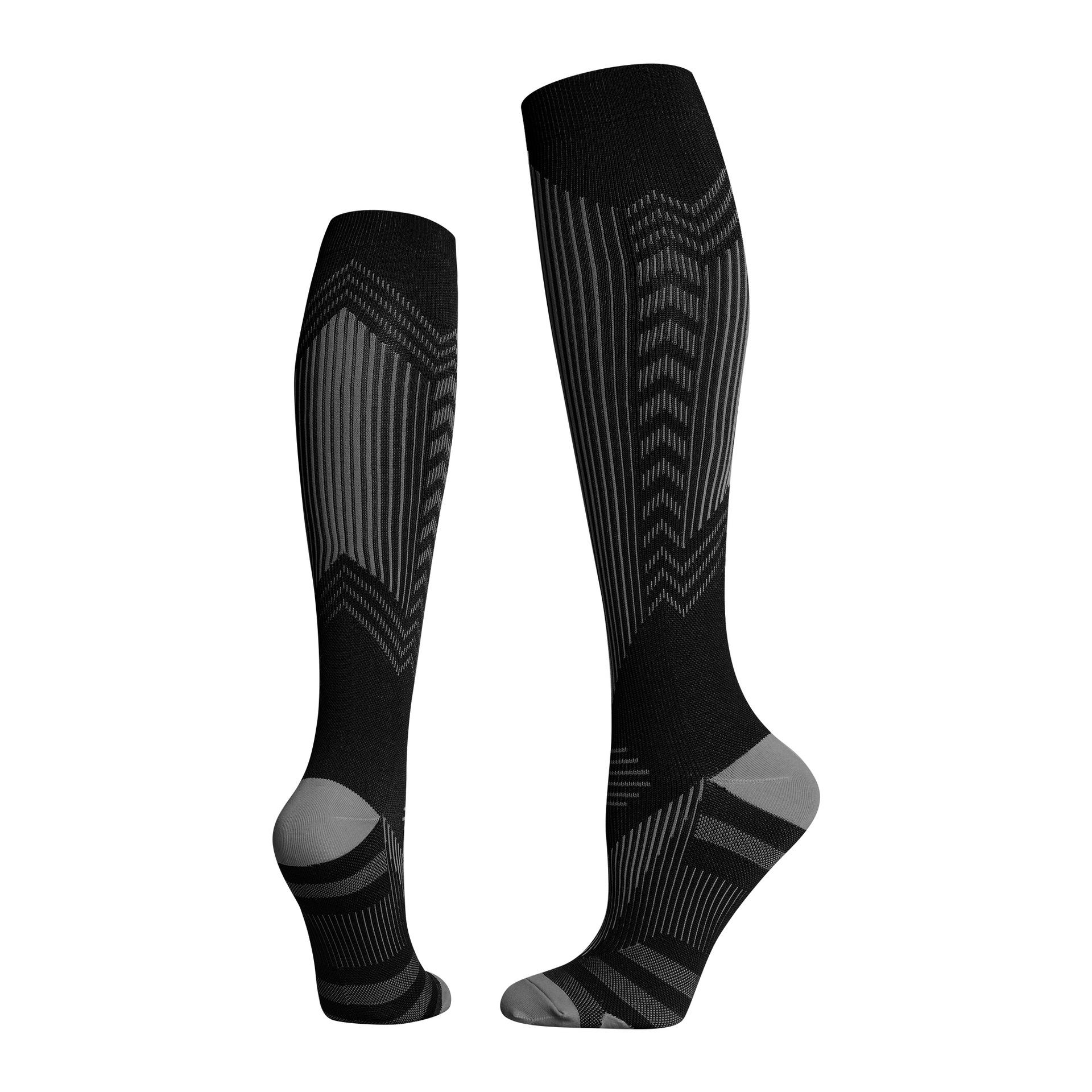 

Meike s Night Reflective Sports Compression Socks for Running, Skipping, and Cycling XXL (EU 44-47)