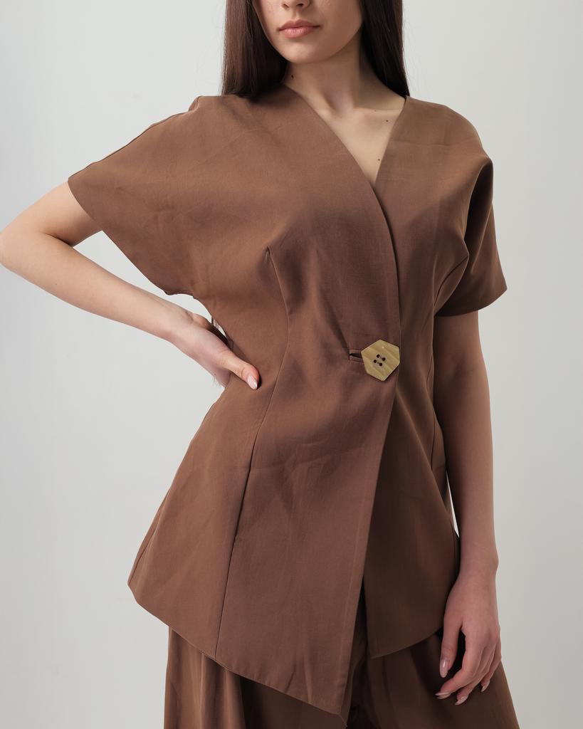 Women's Summer Suit Samsara 84618 36 Brown (vest, Trousers)