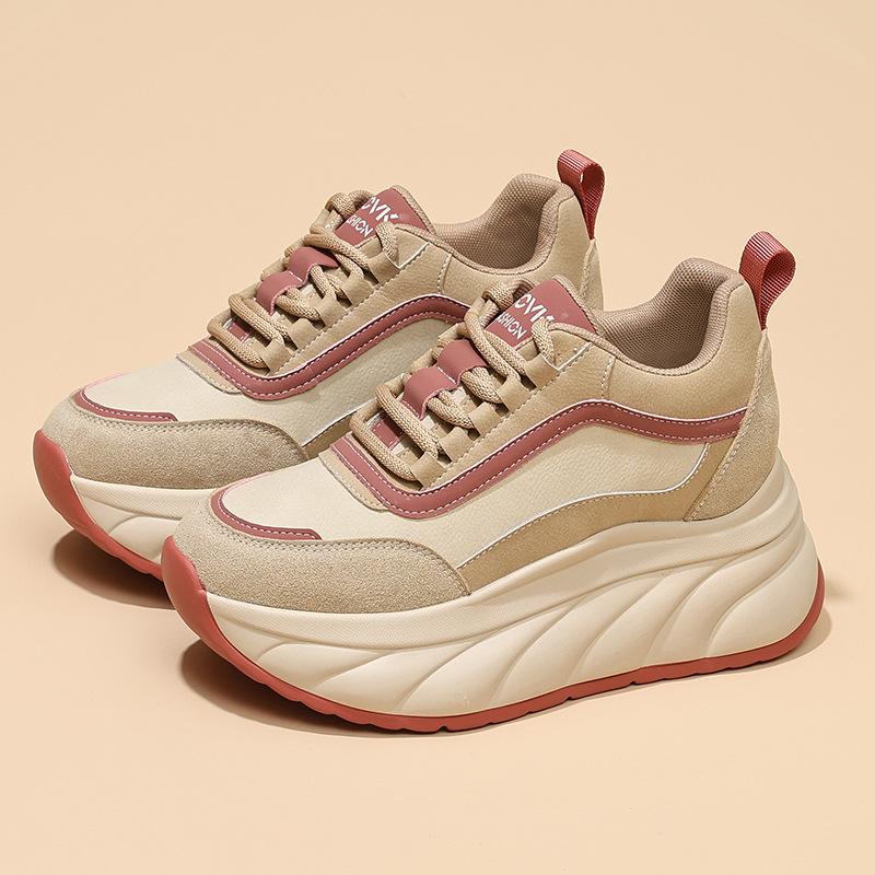 Women's Shoes 2026 New Autumn and Winter Sports Women's Casual Single Shoes Thick Soled Forrest Gump Women's Shoes