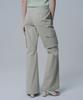 WAARFORWOMAN W1121 Cargo Bootcut Pants_Beige
