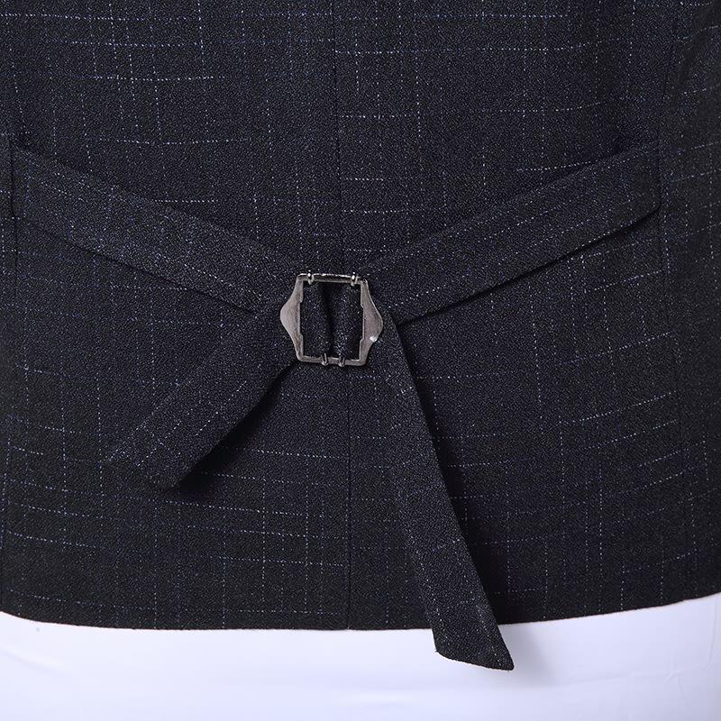 New Men's Slim Fit Korean Style Spring Casual Three-Piece Suit Blazer