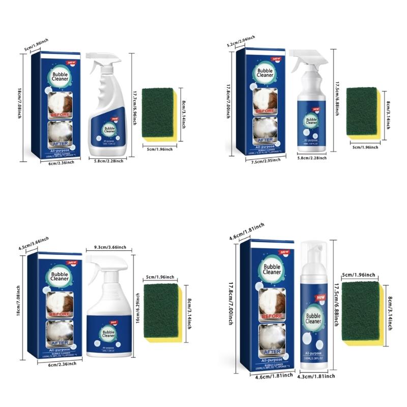 Kitchen Oil Cleaner for Household Bubble Cleaner Home Kitchen Cleaning Foam Spray Housework Multiuse Cleaner 100ml/150ml