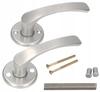 Silver Aluminum Door Handle