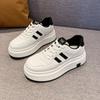 Thick-soled four-season little white shoes women's new spring versatile angola red small muffin board shoes
