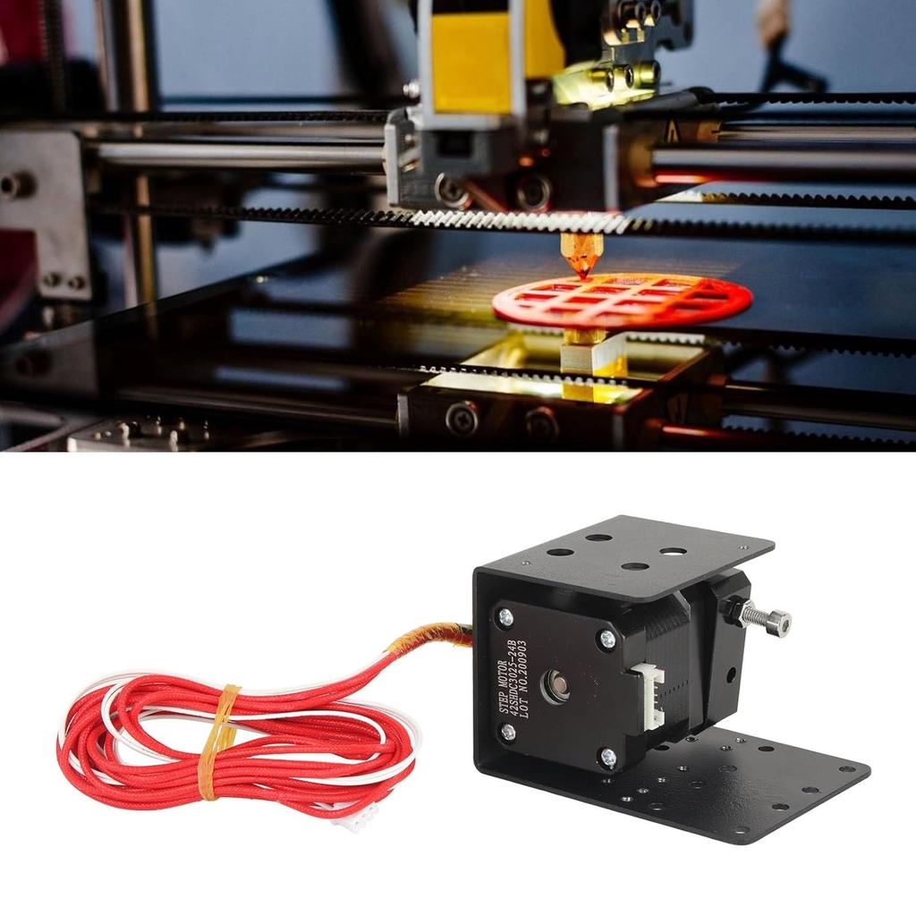 Anet A8 Plus 3D Printer Hotend Nozzle Head 0.4mm with 42 Step Motor, Metal Structure, PLA ABS Compatible