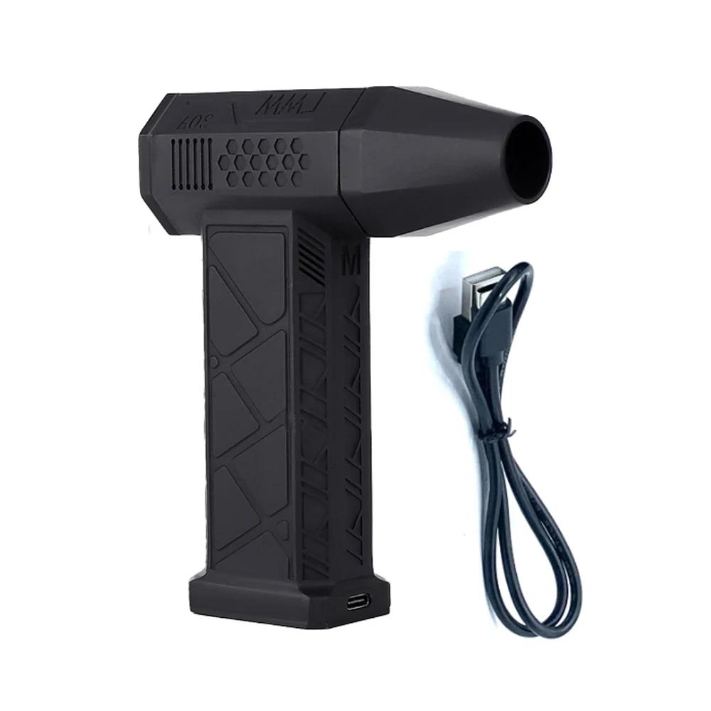 

Ручной бесщеточный вентилятор с двигателем 130 000 об/мин, мини-турбо, мощный вентилятор, скорость ветра 52 м/с, клавиатура со сжатым воздухом, инструмент для чистки автомобиля чёрный