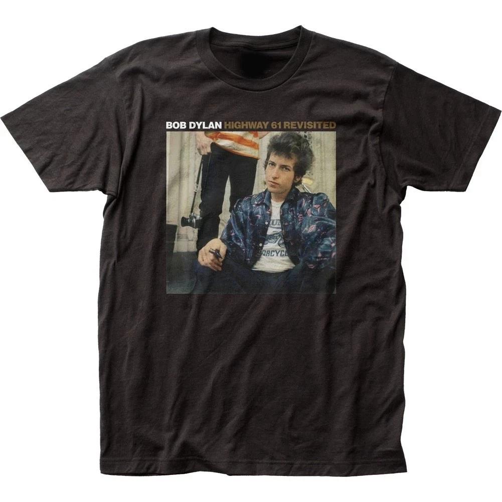Bob Dylan Highway 61 T-Shirt Music Classic Concert Rock Band Tee New Black S