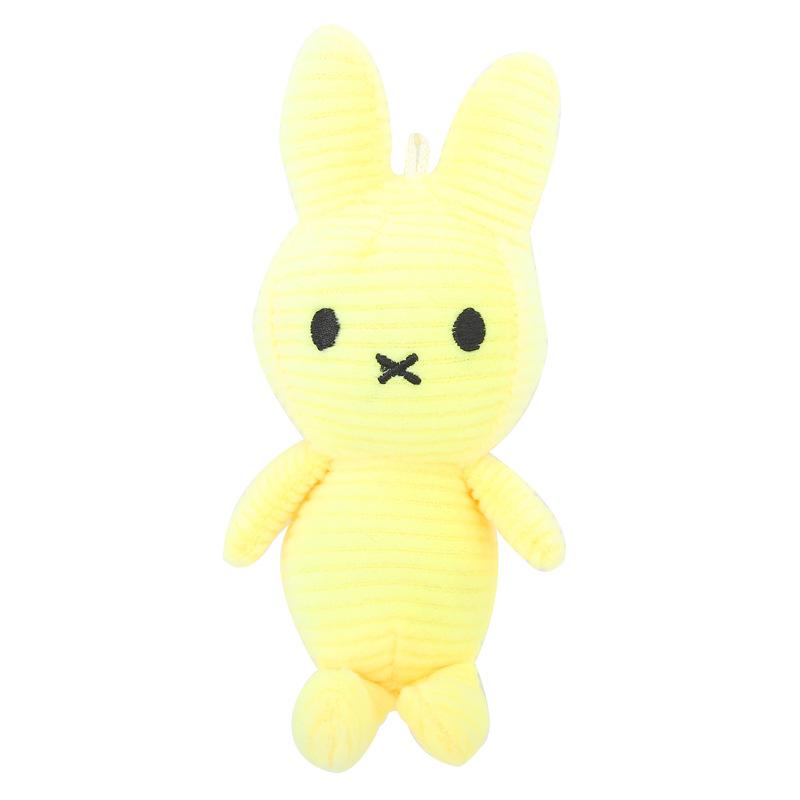 

Мягкая игрушка-брелок в виде очаровательного кролика для рюкзака и детей жёлтый