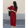 Demana Summer Petite Linen Blend Round Neck Straight Dress