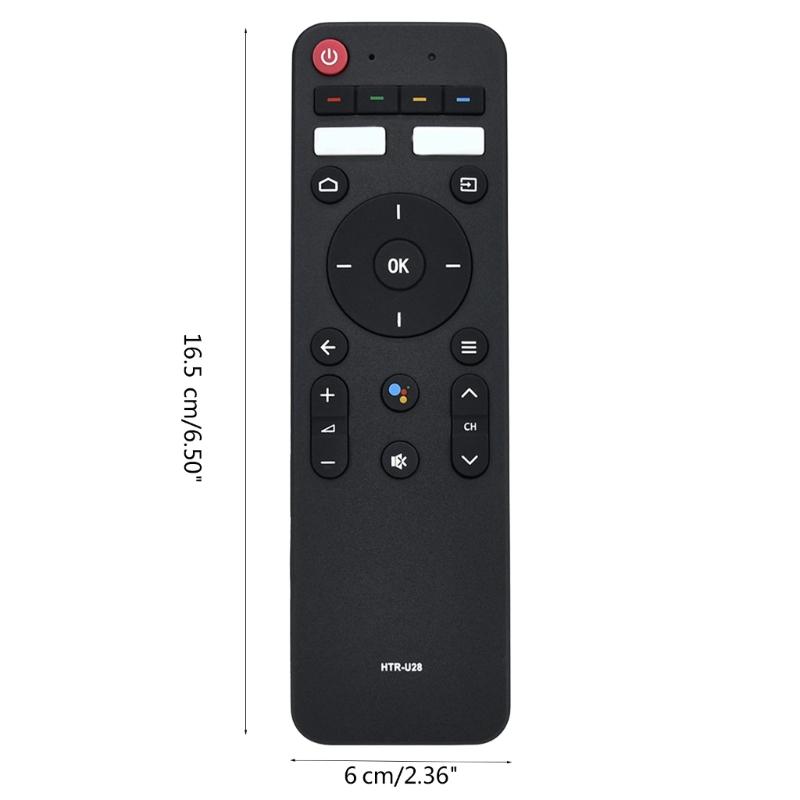 Voice TV Remote Control Replace HTR-U28 For Haier HTR-U28 H50S6UG H55S6UG H65S6UG 4KUHD SmartAndroid TV Remoto