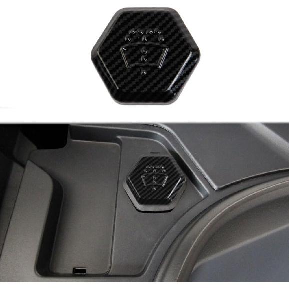 

Carbon Fiber Style Wiper Water Tank Cover Trim Accessories for Tesla Cybertruck (Bright Surface) Bright Surface