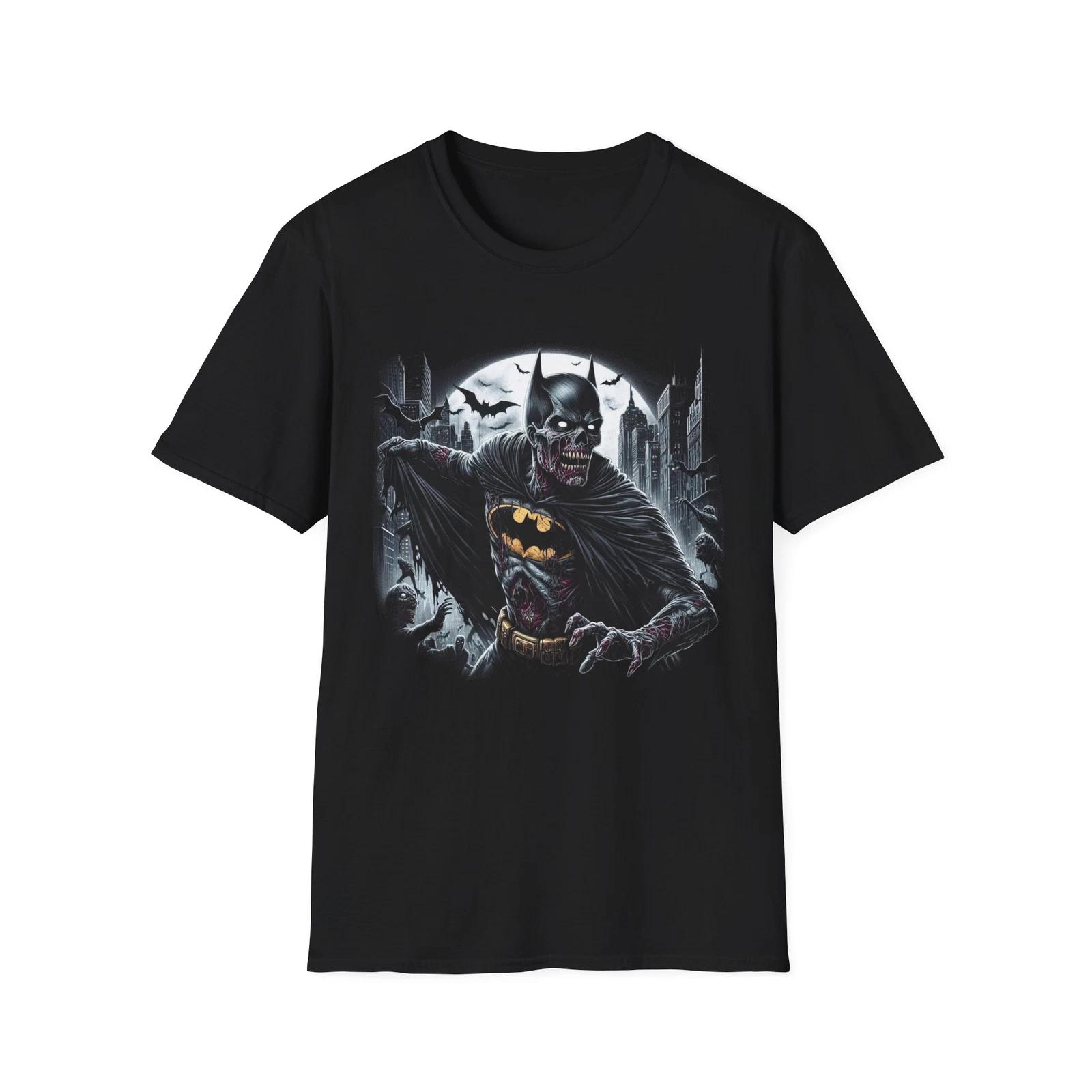 Zombie Batman T-Shirt – Dark Knight of the Undead Graphic Tee XXL