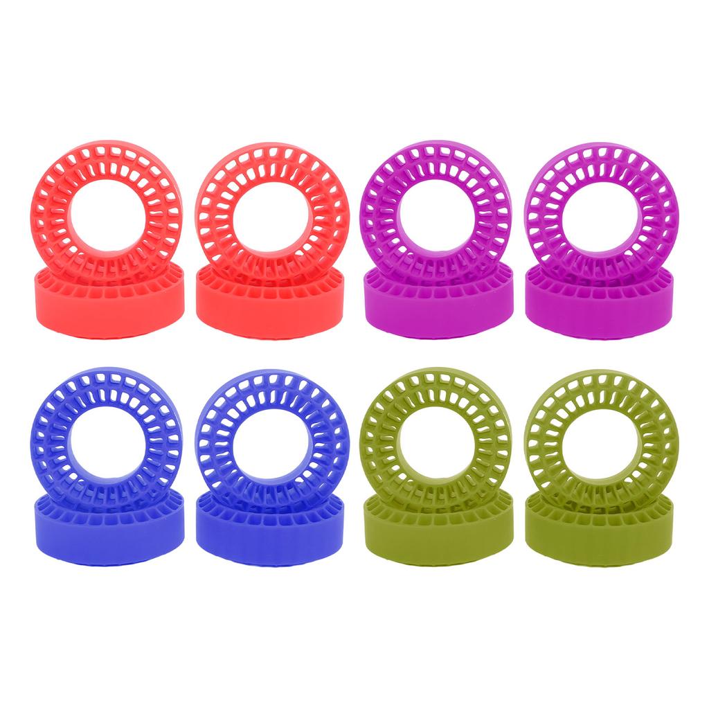 4PCS RC Inserts Fit for 1.0 Inch Tires Silicone RC Wheel Insert for 1/10 RC Crawler Car Accessories