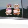 3D Pet Belly Sticker Soft Anti-Collision Sticker Cartoon Kitten/Puppy Decal with Big Belly Cute Cushioned Protectors for Phones Cars Home Use