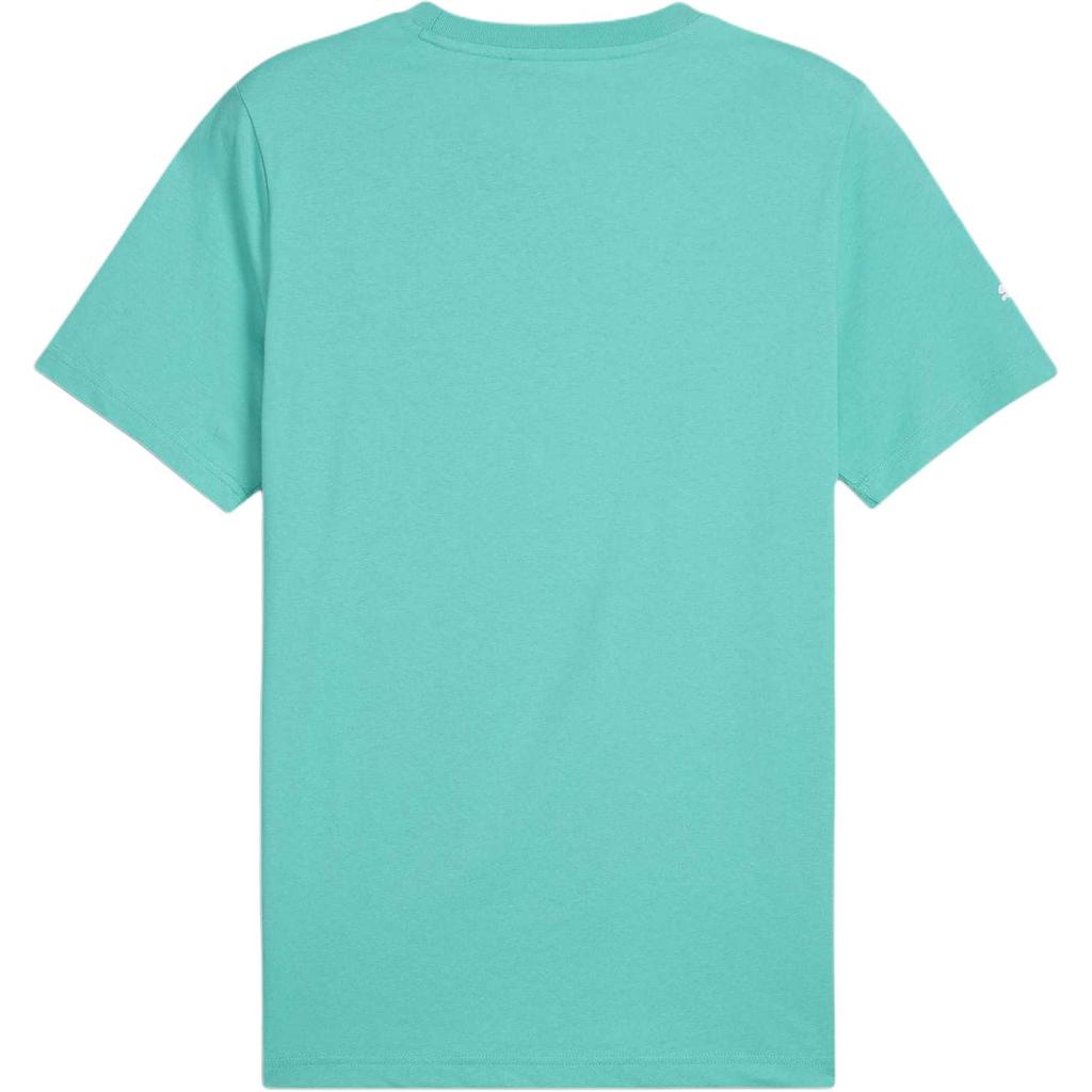 Puma Mercedes-AMG Petronas Logo Print Casual Crew Neck T-Shirt Men Tops Blue 623762-05