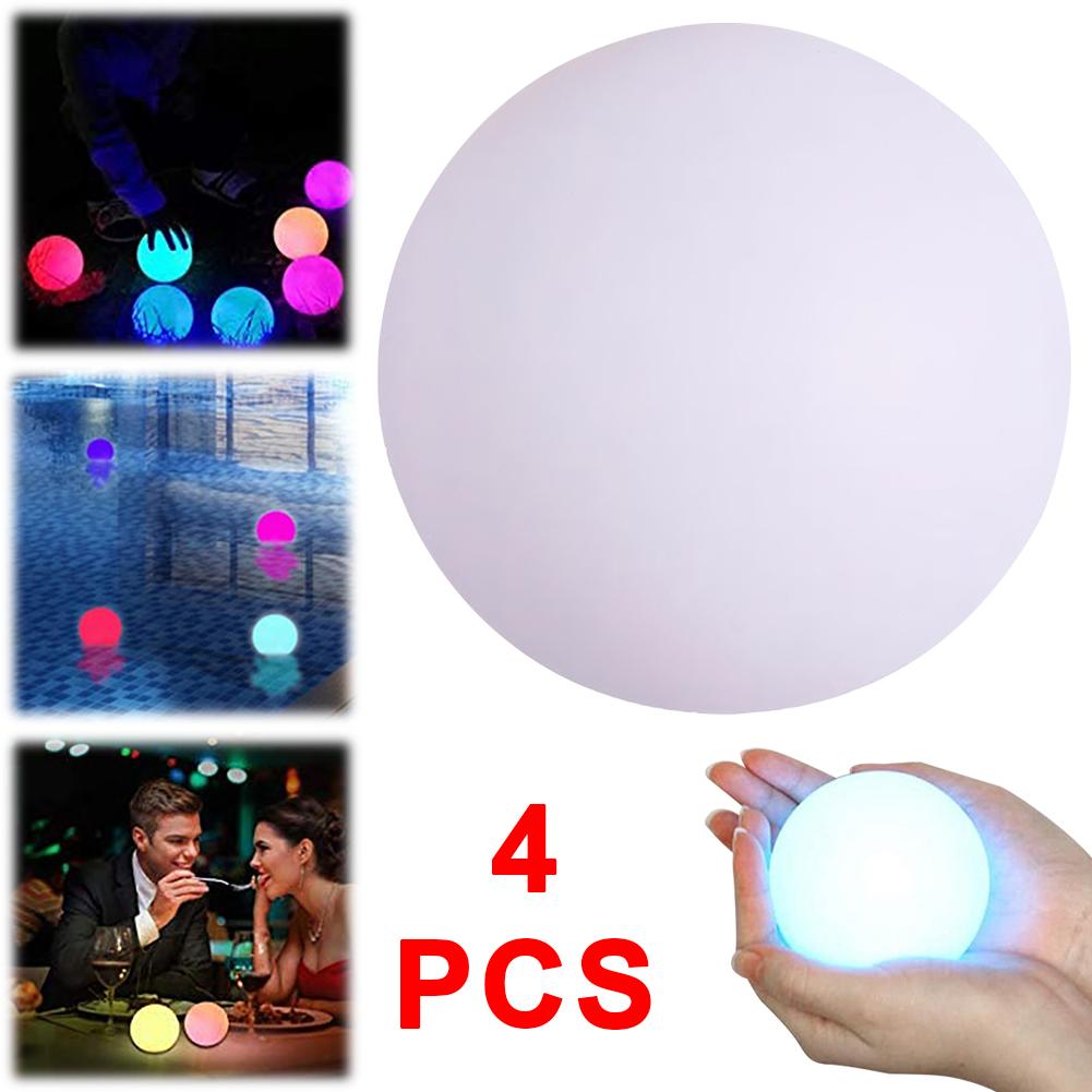 

Swimming Pool Floating LED Ball Glowing Globe Night Light Waterproof Floor Street Lawn Lamp Home Party Decor 16 Colors Light