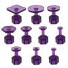 Car Dent Repair Drawer Seat, Seamless Repair, Plastic Body Sheet Metal Uneven Repair Gasket (Purple PC 10 Pieces Slider)