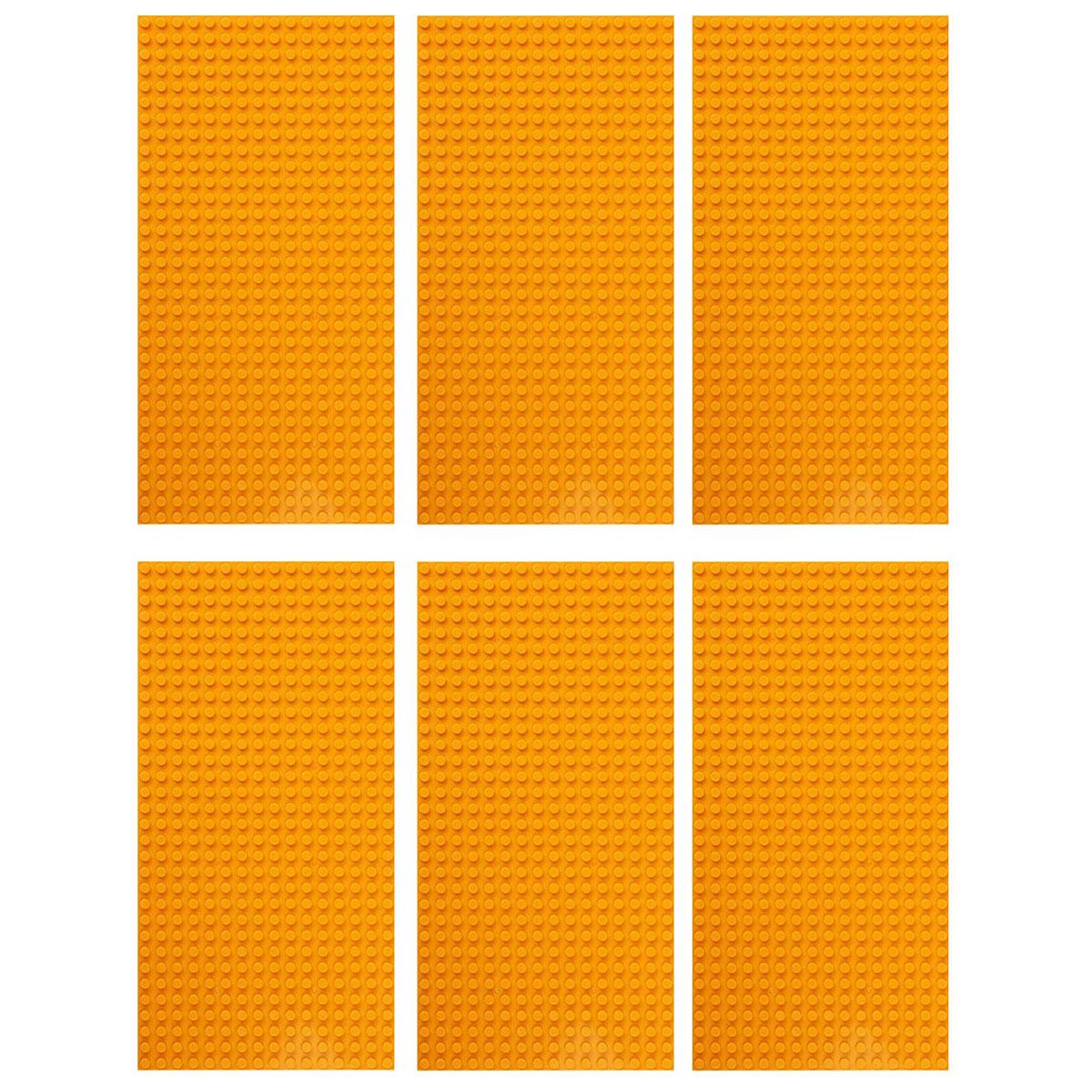 Non-Toxic 6Pcs 16X32 Compatible Classic Buildingblock Accessories Model Assemblybase Board Part 6pcs 16x32