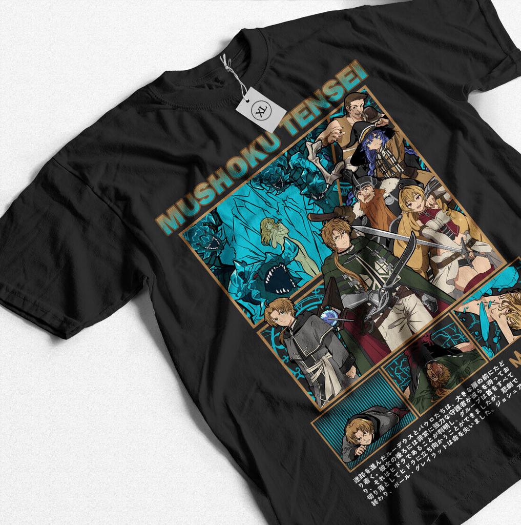 Mushoku Tensei T-Shirt Migurida Jobless Reincarnation Horror Anime Gift Shirt