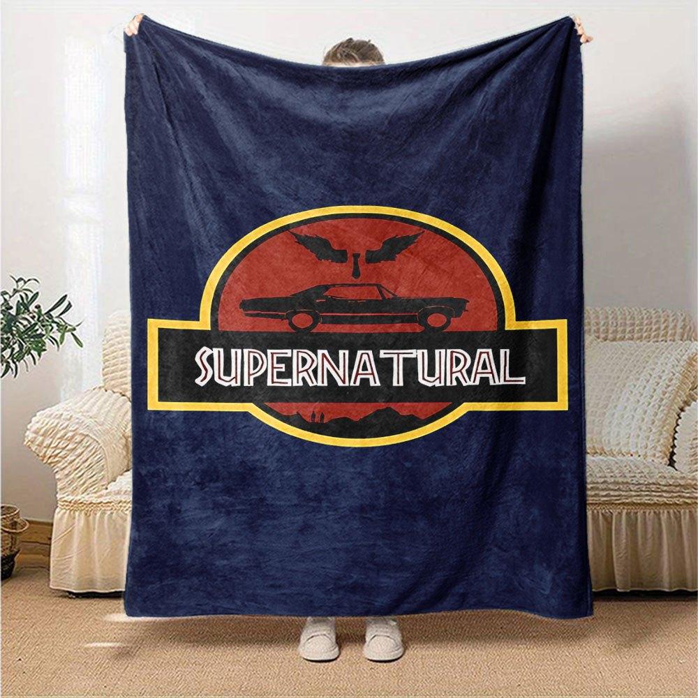 1pc Supernatural 19 Blanket Soft Warm Throw for Home, Office, Travel All Season Cozy Bedding Gift, Office Cozy Accessory