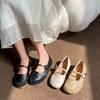 Scarpe da ballo da donna di nuova moda primavera 2024 Scarpe Mary Jane basse estive Casaul Scarpe basse con fibbia e suola morbida Zapatos De Mujer