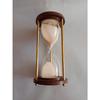 5 Minutes Brass and Wood Sand Timer Hourglass Sand Timer Brass Sand Timer Antique Sand Clock Hourglass 5 Minutes for Gift Home Decore