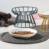Single Tray Iron Pet Bowl Rack Anti-turnover Cat Food Rack Dog Food Rack